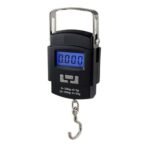 50kg Digital Luggage Weighing Scale. Portable Electronic Weight Machine for Travel & Flights. LCD Display. Accurate, Lightweight, Handheld Luggage Scale for Bags, Suitcases, Home, Airport Use.