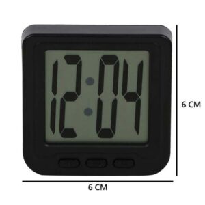 Plastic Digital Magnet LED Date and Time Clock