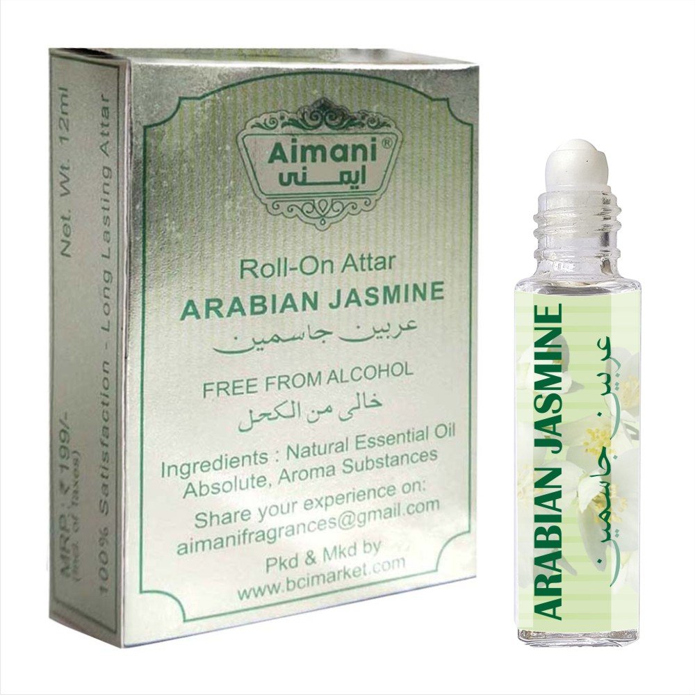 Aimani Arabian Jasmine Mogra Attar Perfume or Unisex | Pure Natural Undiluted | Long Lasting | Herbal Attar 06 ml - Image 3