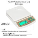 10kg Weight Machine for Kitchen, Digital Scale with LCD Display, Scale for Home Baking, Cooking & Balance Diet. Weighing Machine with capacity 10Kg with back light