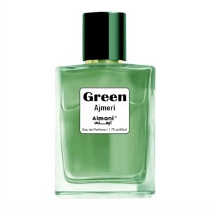 Aimani Green Ajmery Eau de Parfum – Long Lasting Luxury Fragrance for Men & Women – 50ml